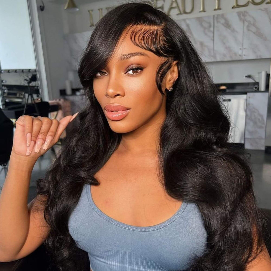 Body Wave Human Hair Wig 13X4 Density 200%