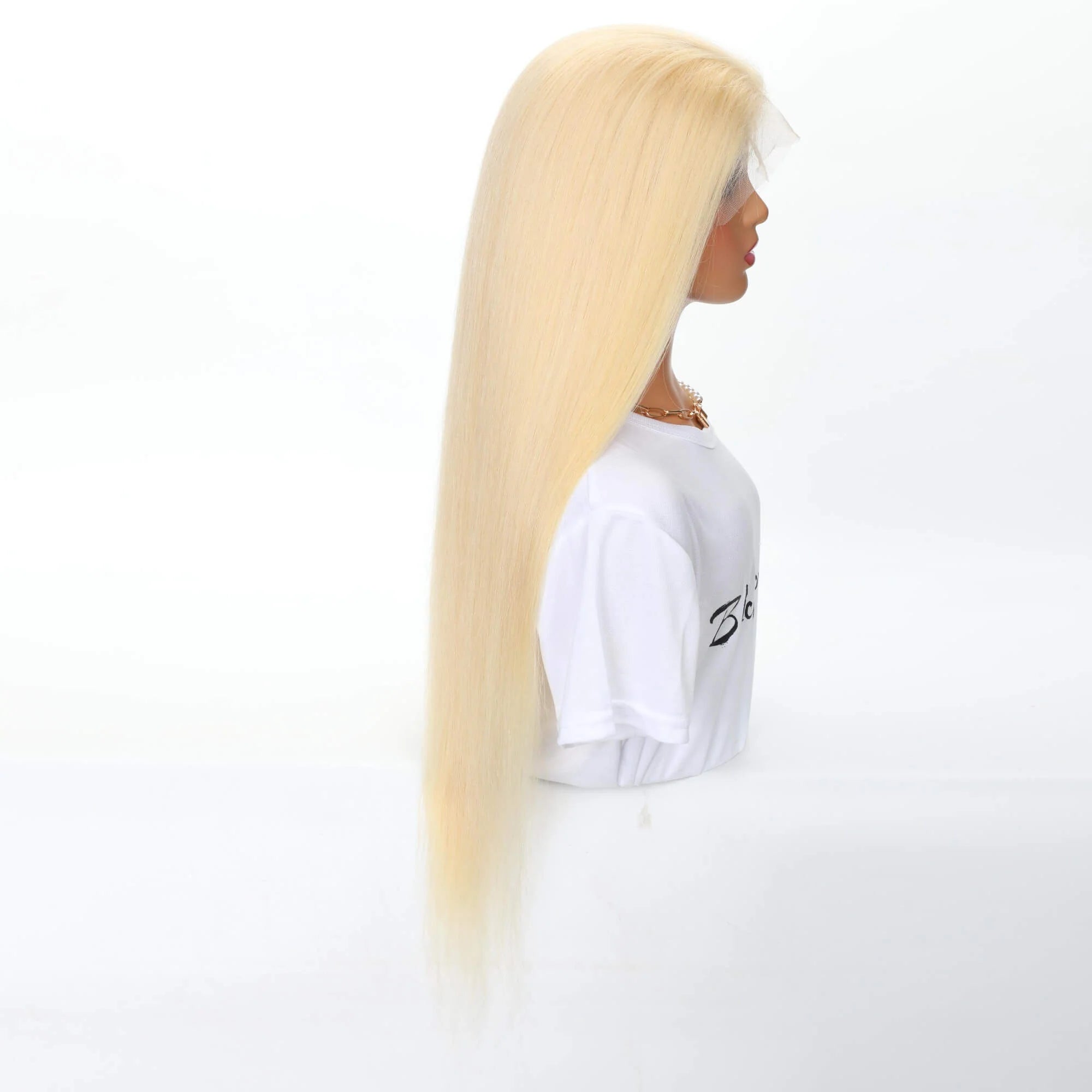 Blonde Straight Human Hair Wig 13x4 density 200%