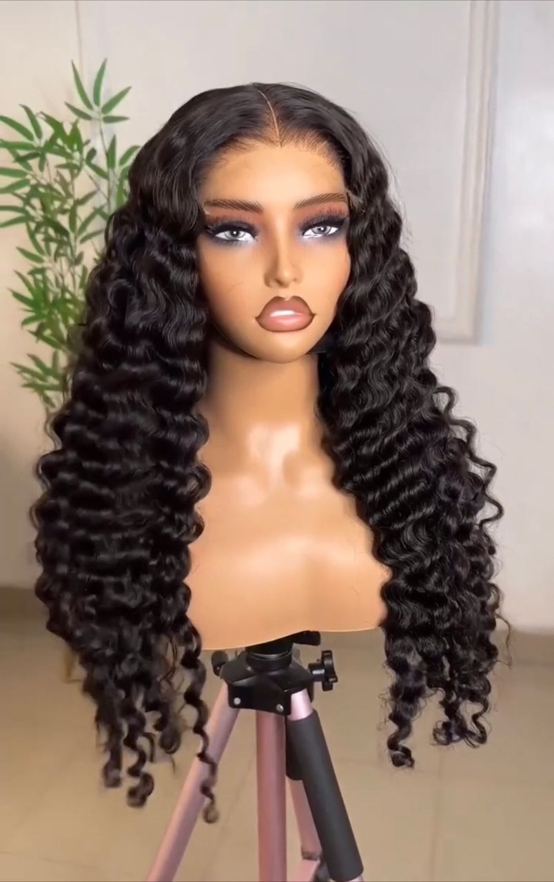 Deep Wave Human Hair Wig 13X4 Density 200%