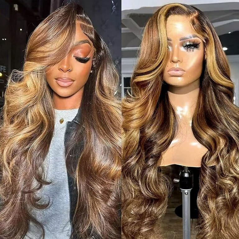 Highlight Human Hair Wig 13X4 Density 200%