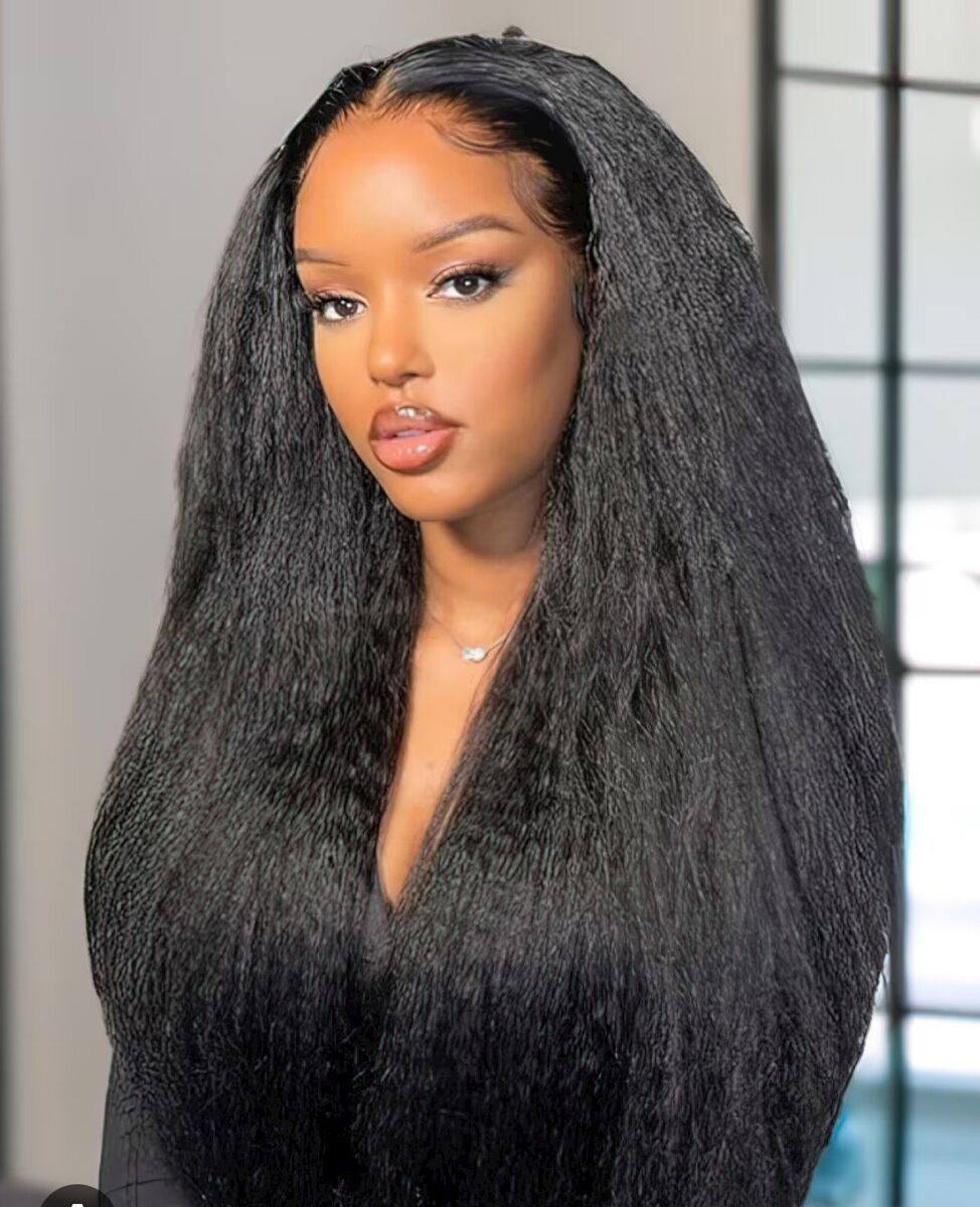 Yaki Straight Wig Density 200%