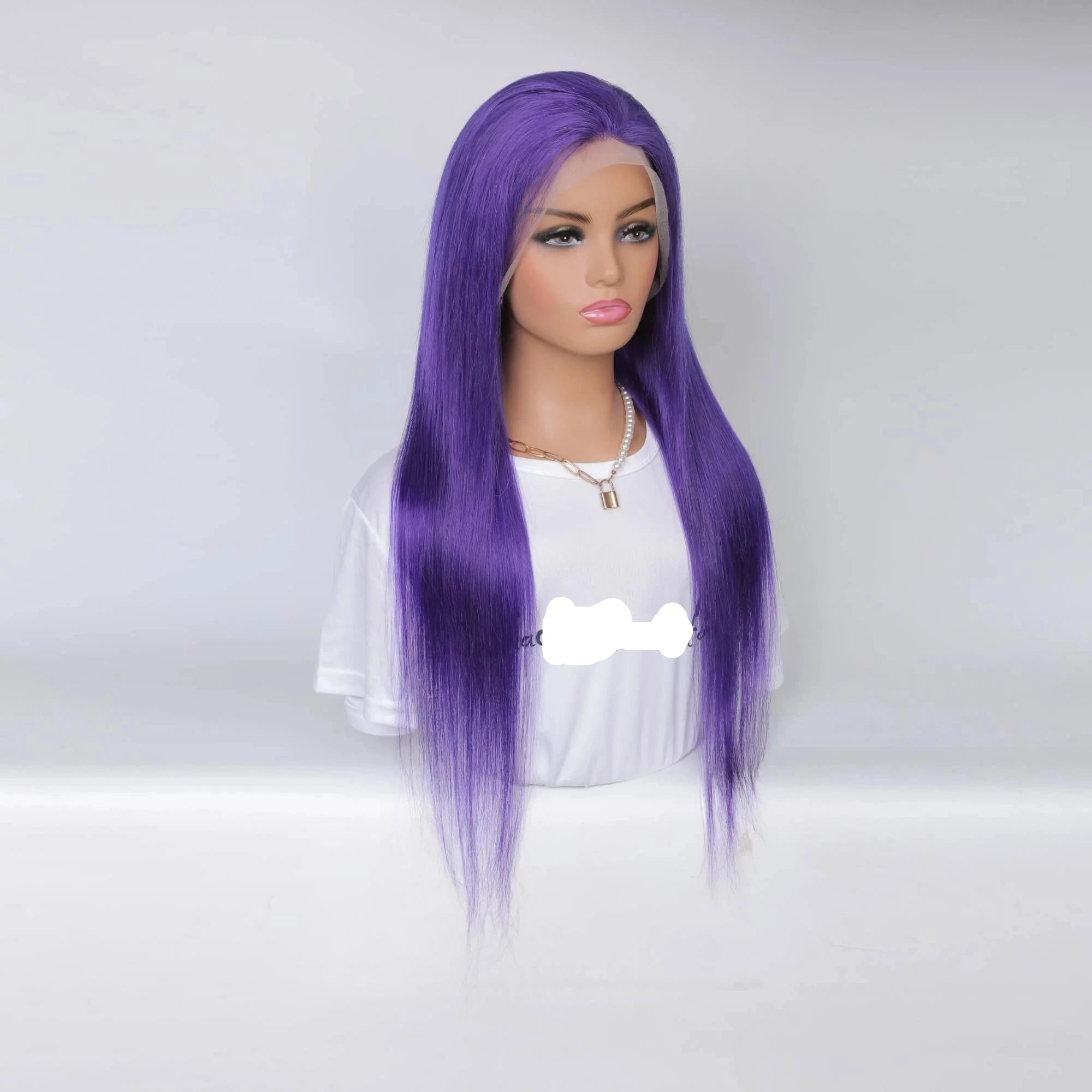 Blue Human Hair Wig 13x4 Density 200%