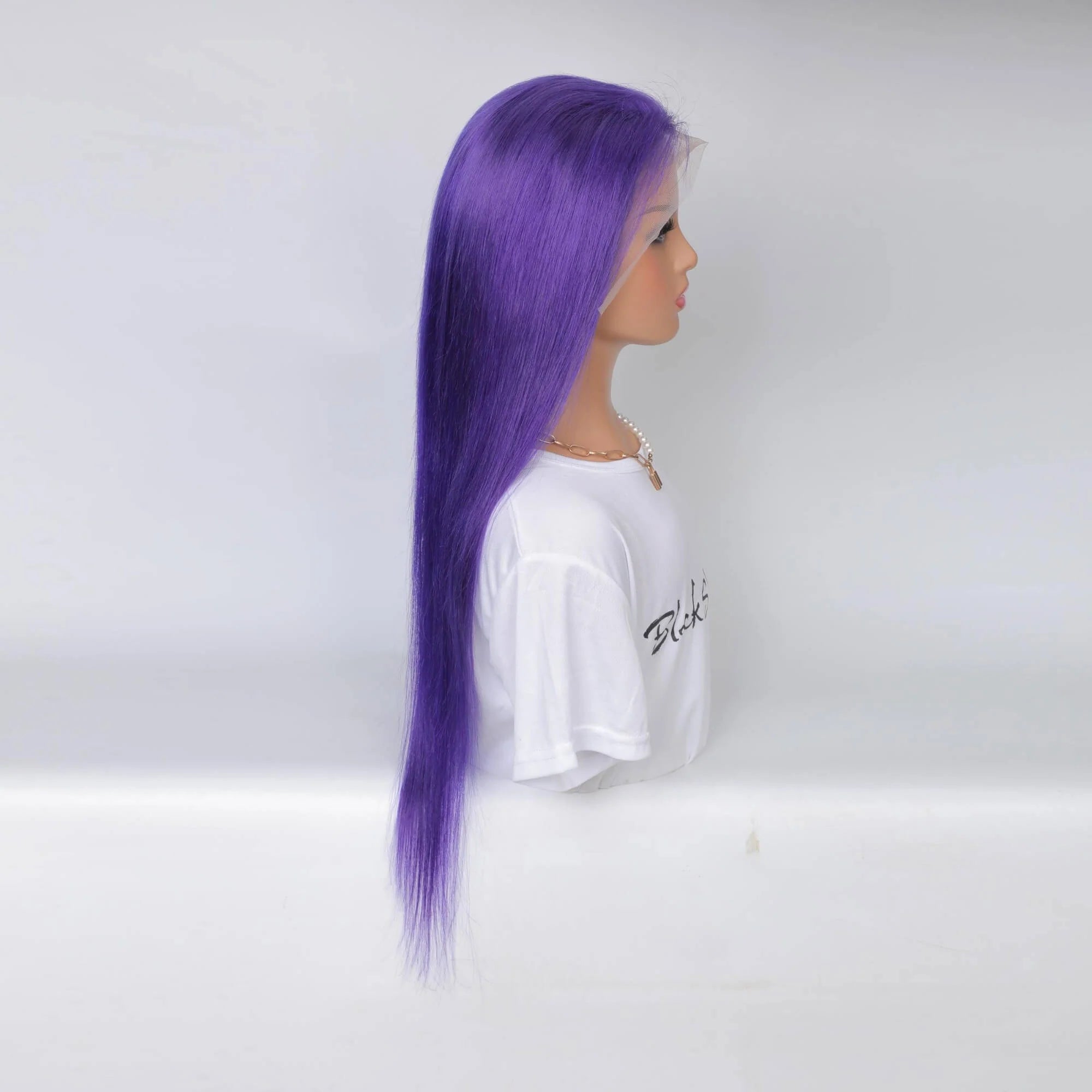 Blue Human Hair Wig 13x4 Density 200%