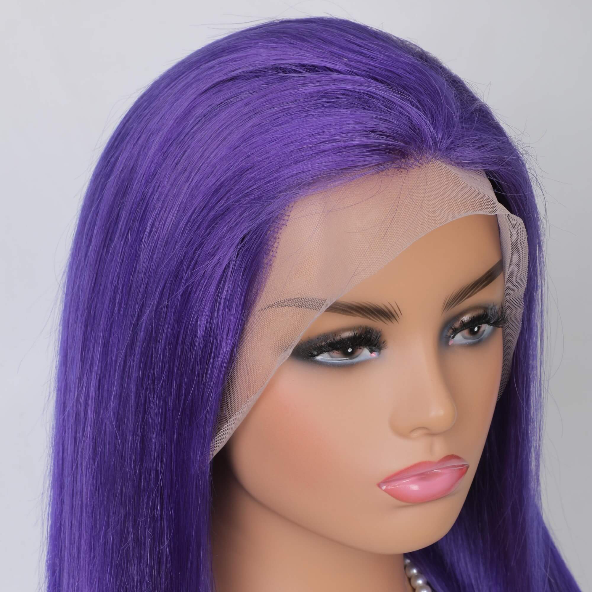 Blue Human Hair Wig 13x4 Density 200%