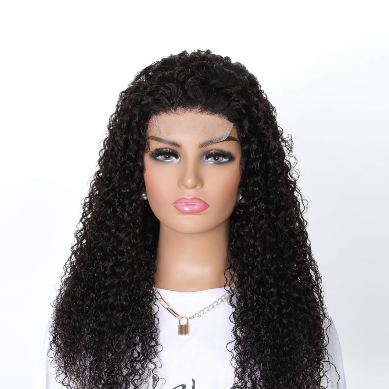 Curly Human Hair Wig 13X4 Density 200%