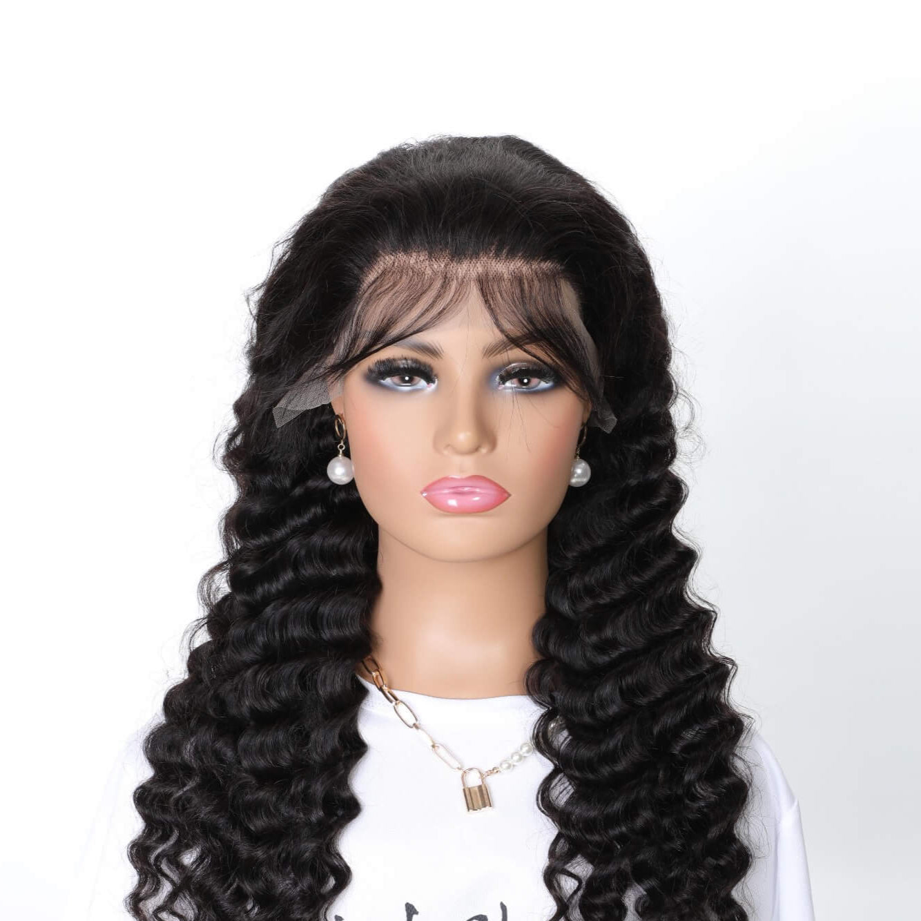 Deep Wave Human Hair Wig 13X4 Density 200%