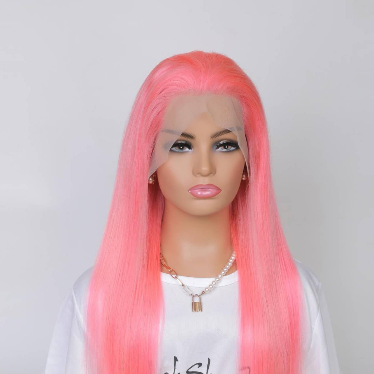 Pink Human Hair Wig 13x4 Density 200%