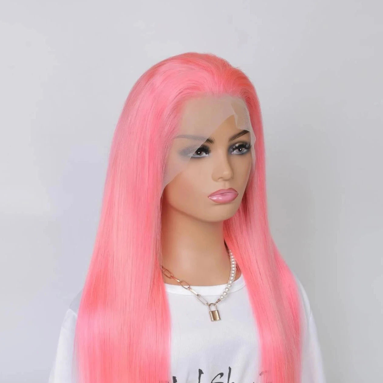 Pink Human Hair Wig 13x4 Density 200%