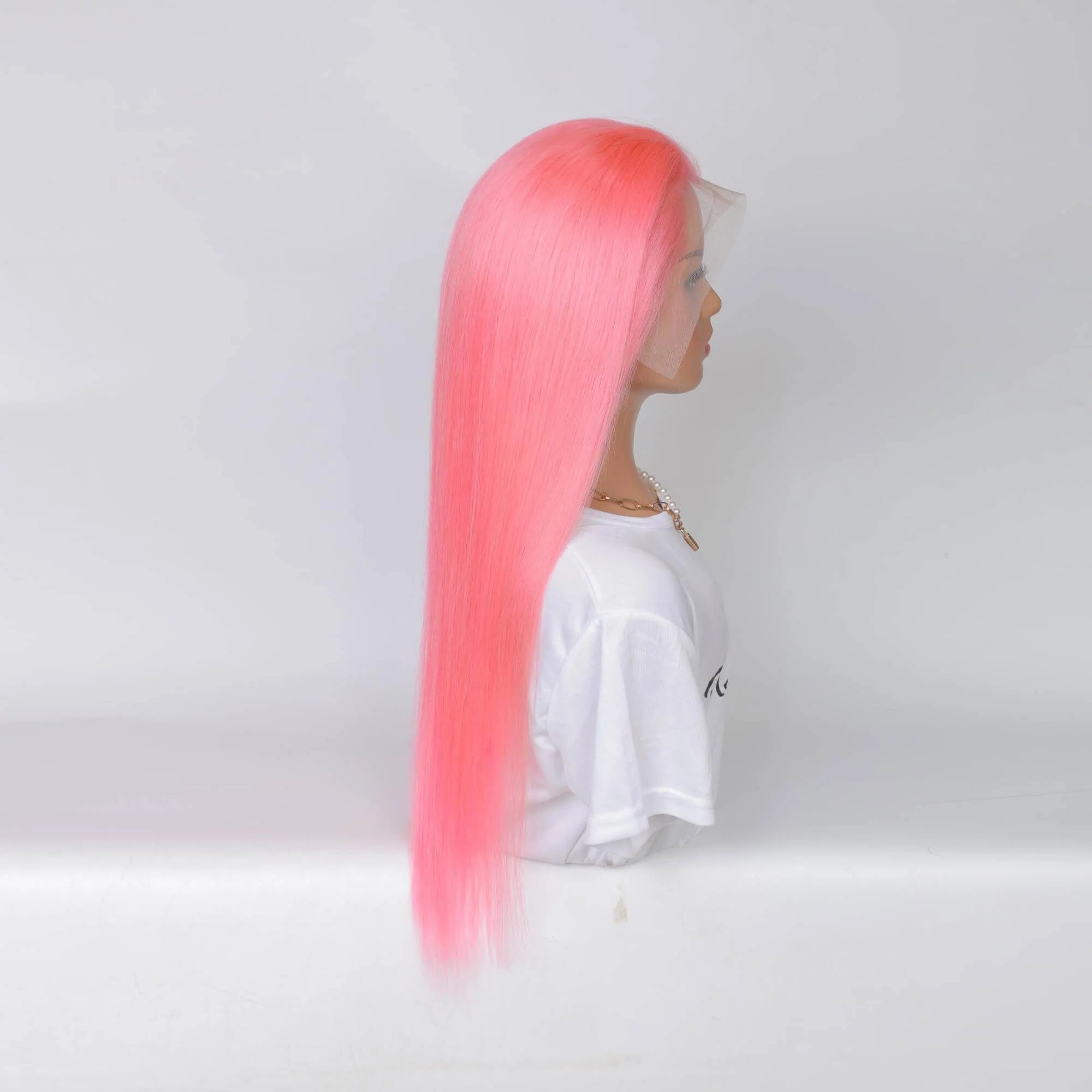 Pink Human Hair Wig 13x4 Density 200%