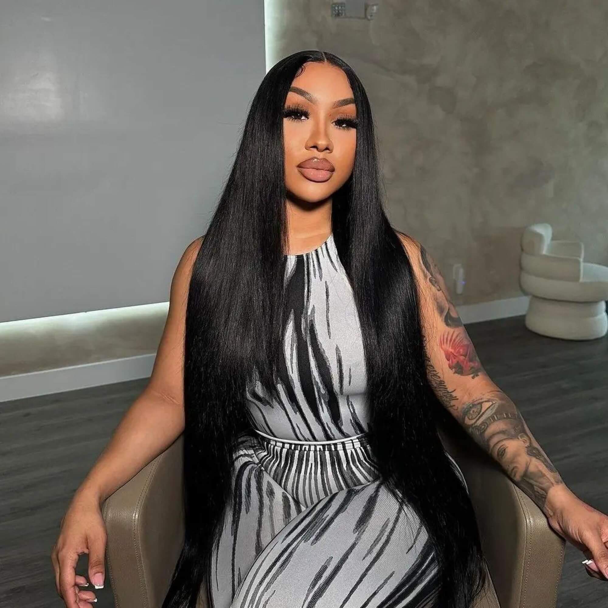 Straight Human Hair Wig 13X4 Density 200%